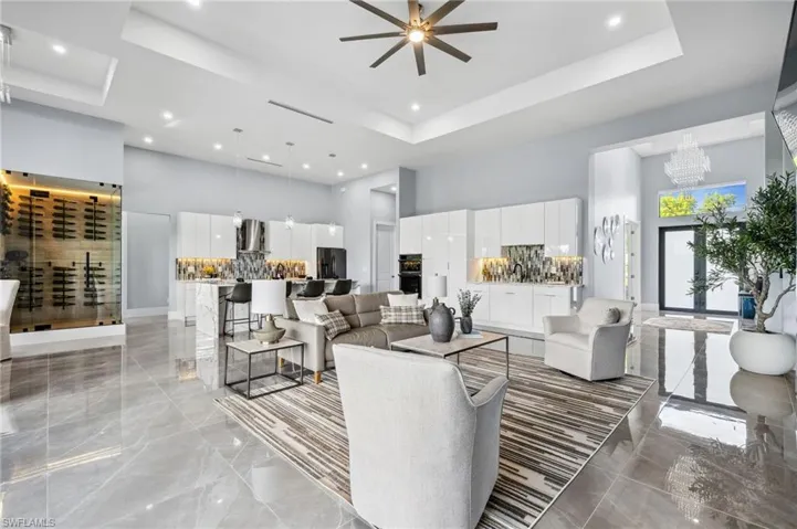 Open concept living.