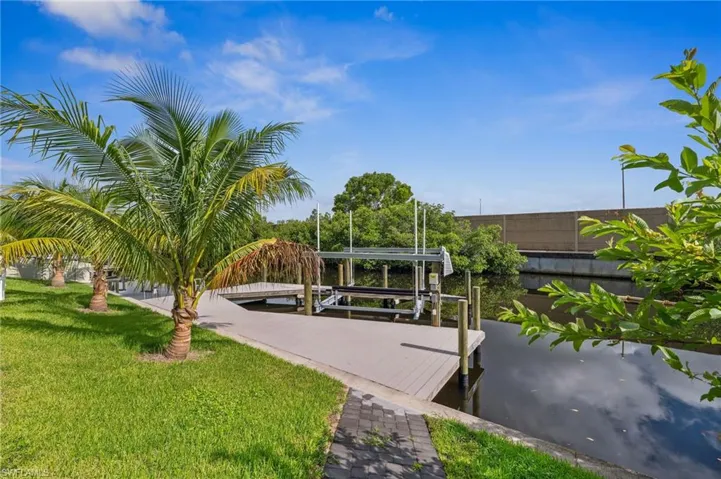 Paver Walkway to the Dock