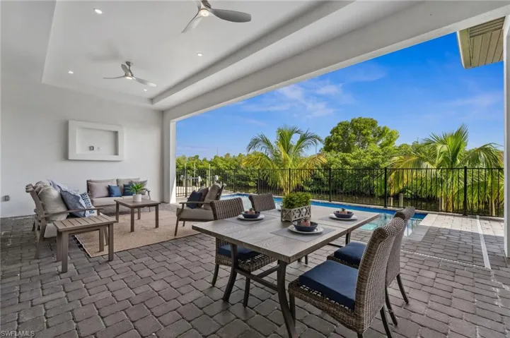 Large covered Patio