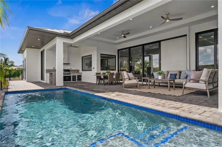 Enjoy your private oasis. Complete with outdoor kitchen, pool bath, shower