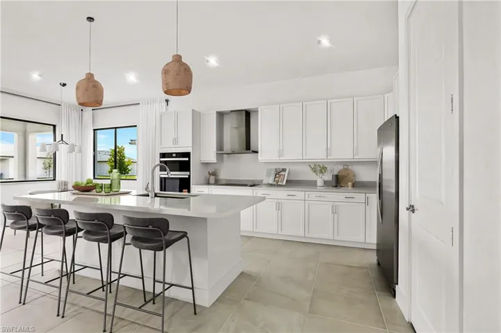 large breakfast bar