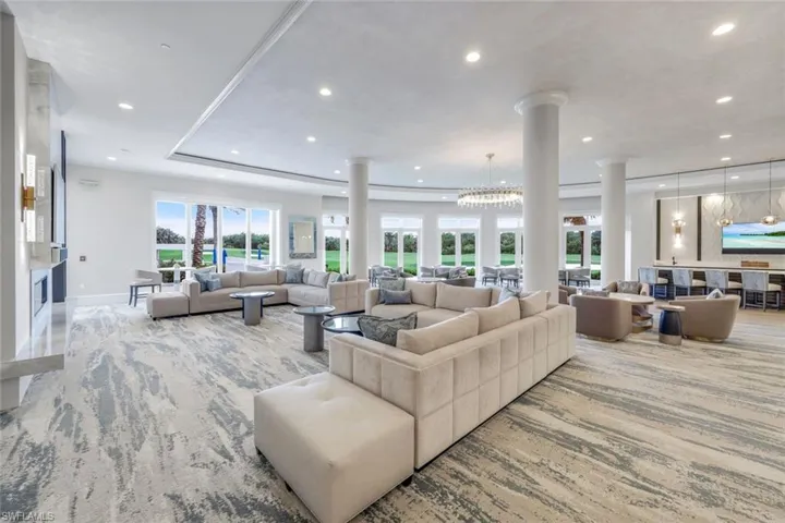Esperia's newly decorated and renovated community room with fully stocked catering kitchen. Perfect for parties and gatherings.