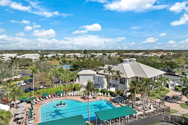View of pool