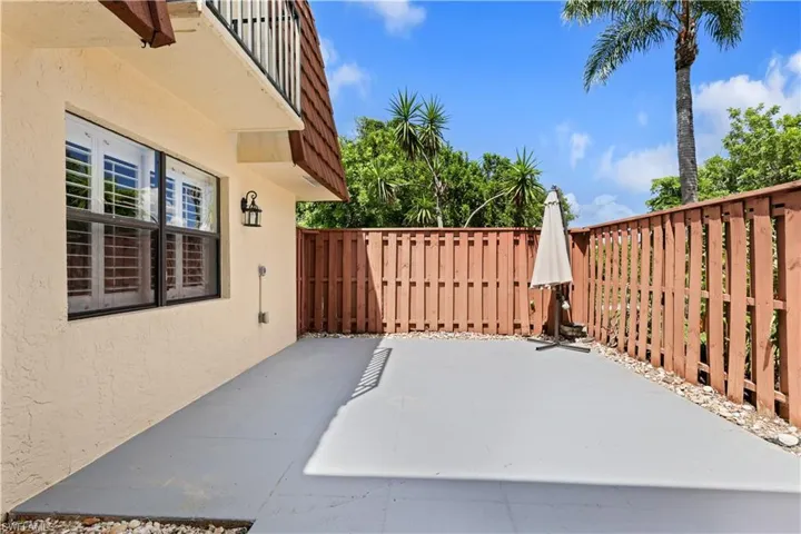View of patio