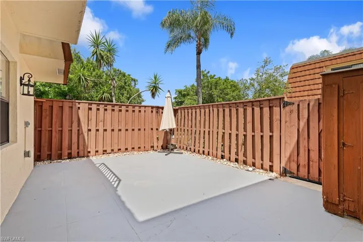 View of patio