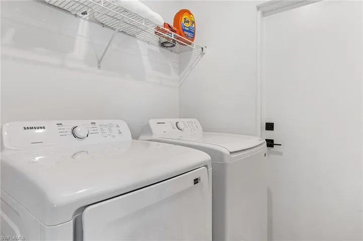 Laundry area with washer and dryer
