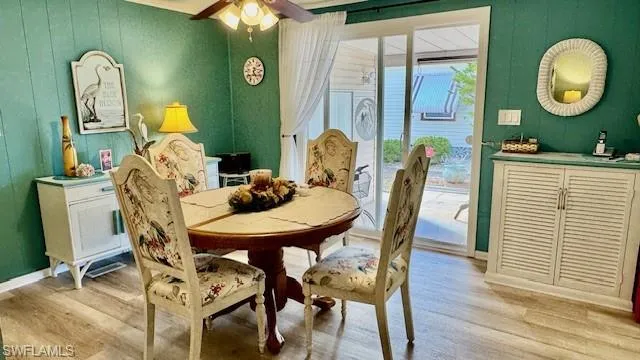 Nice dining area
