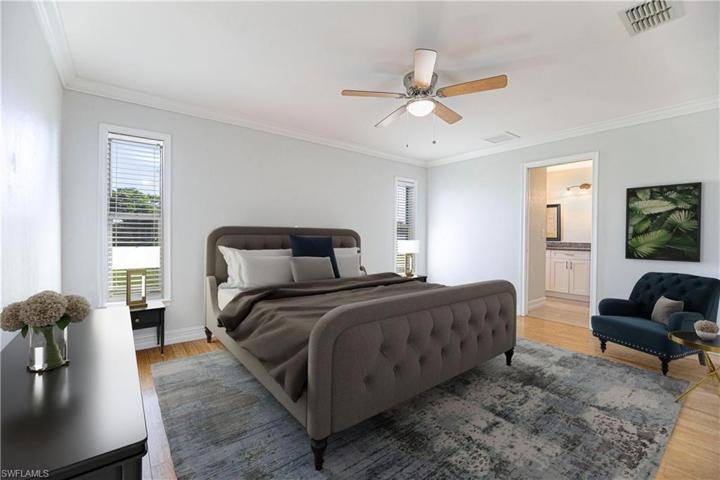 Virtually staged furniture