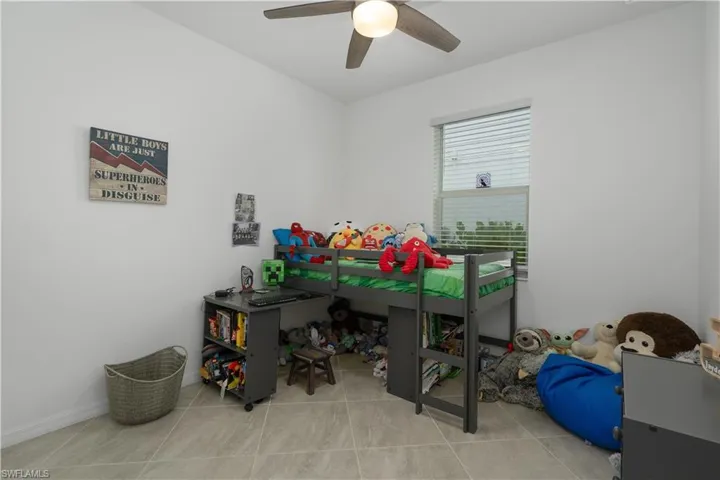 Guest bedroom 2 of 3, can be used as a guest bedroom, office or workout area.