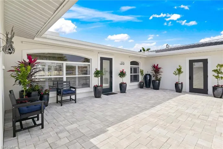 View of patio