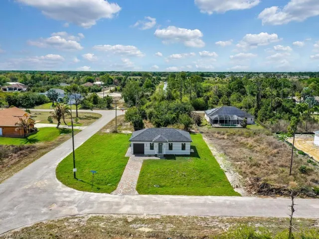 View from above of property