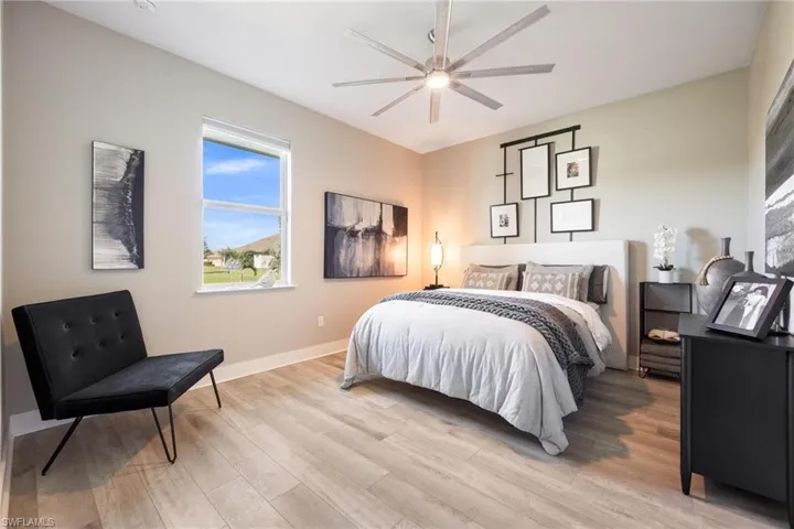 Comfortable guest bedroom