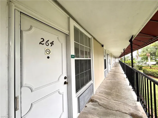 Doorway to property