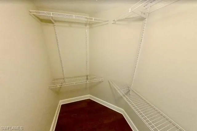 View of spacious closet