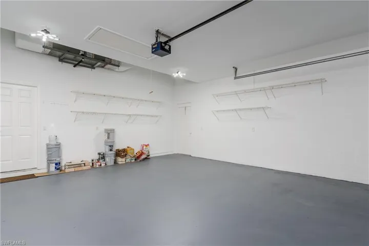 Garage is ALL freshly Painted!