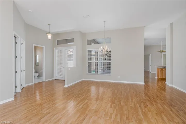 Living Room with back to rear yard, looking towards Front Door.