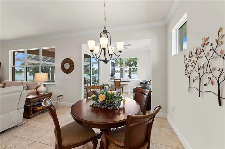 Dining area looking out to lanai