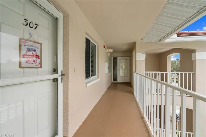 View of exterior entry