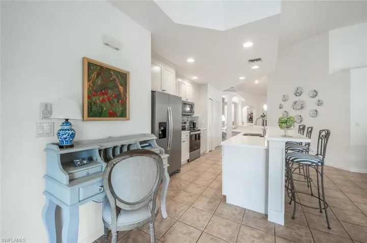 Kitchen with Desk Area