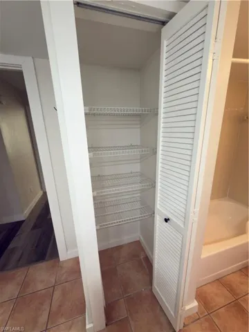 View of closet