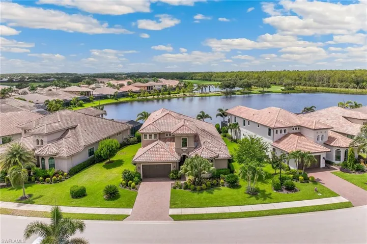 Aerial view of home
