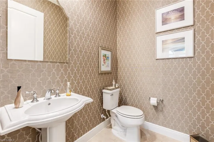 1st floor powder room