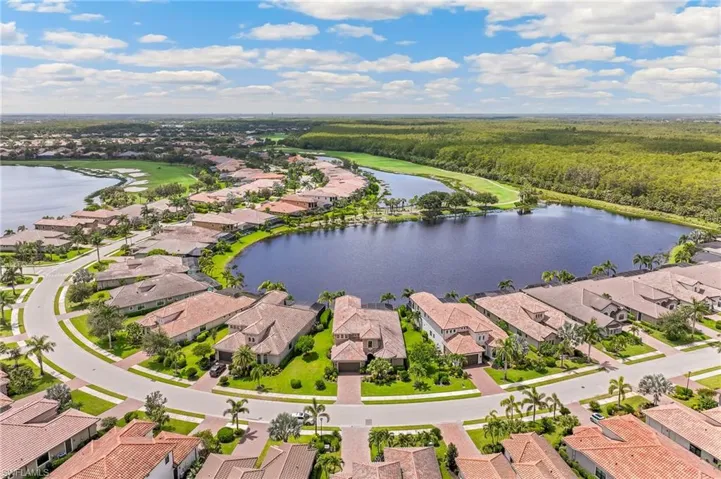 Aeriel view of neighborhood