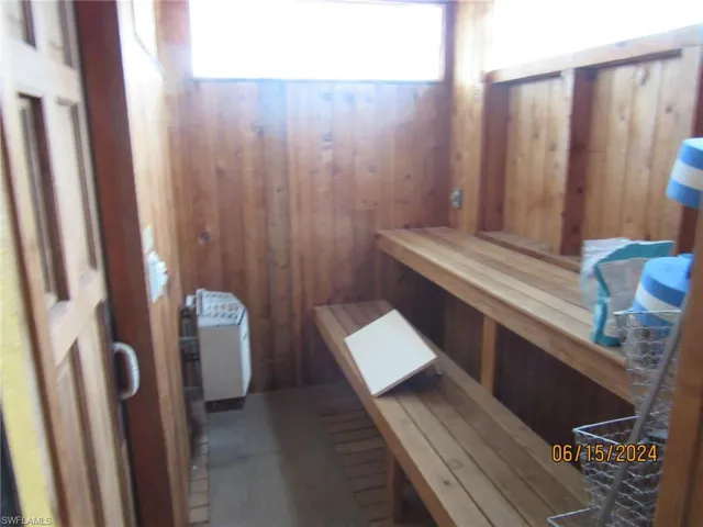 View of sauna