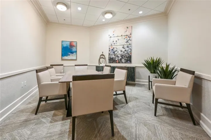 Separate Private meeting or card room also.
