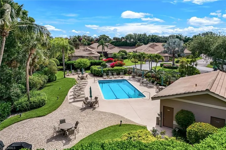 Pool is just a short walk and your there...