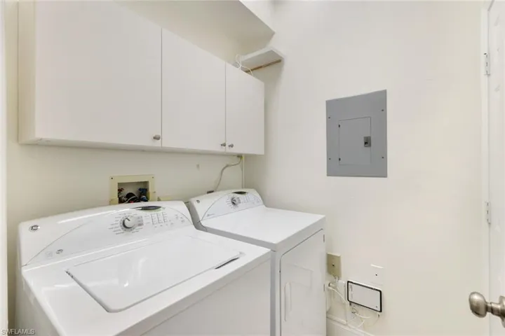 LARGE laundry room with Newer Washer & Dryer