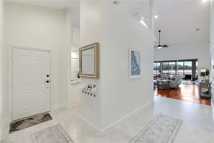 Formal entryway just off kitchen.