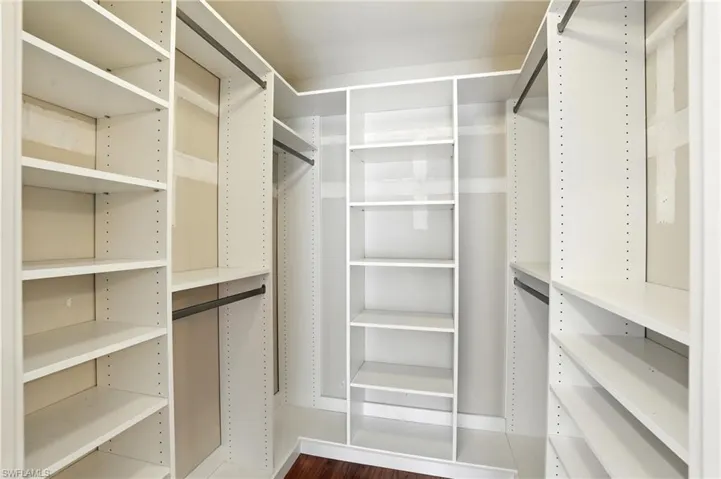 View of spacious closet