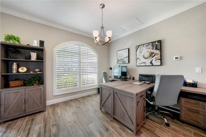 DINING ROOM CURRENTLTY USED AS A HOME OFFICE SPACE