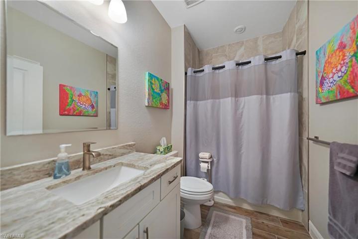 GUEST BATH, TUB SHOWER COMBINATION