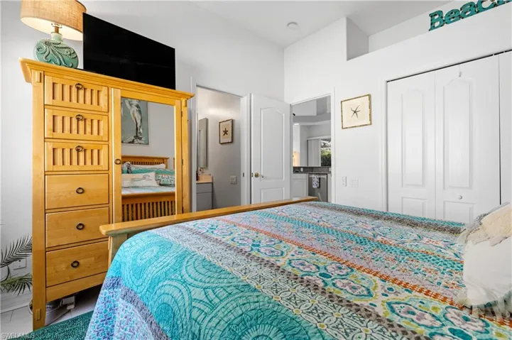 Bedroom with a closet