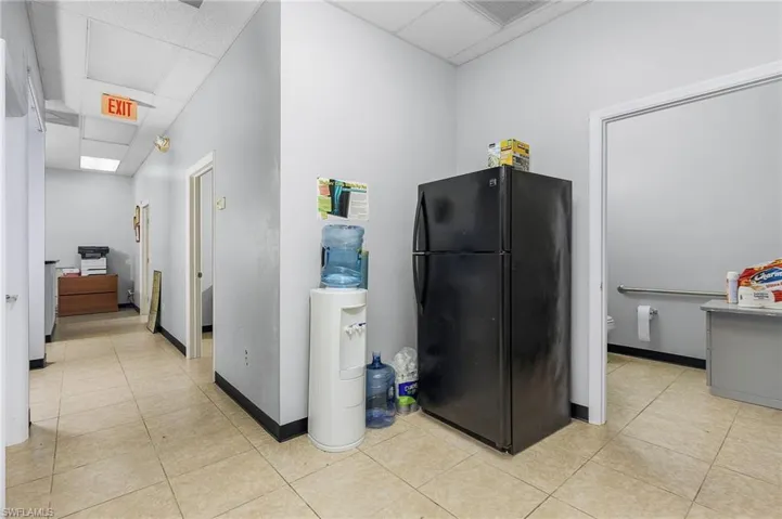 Kitchen and hall