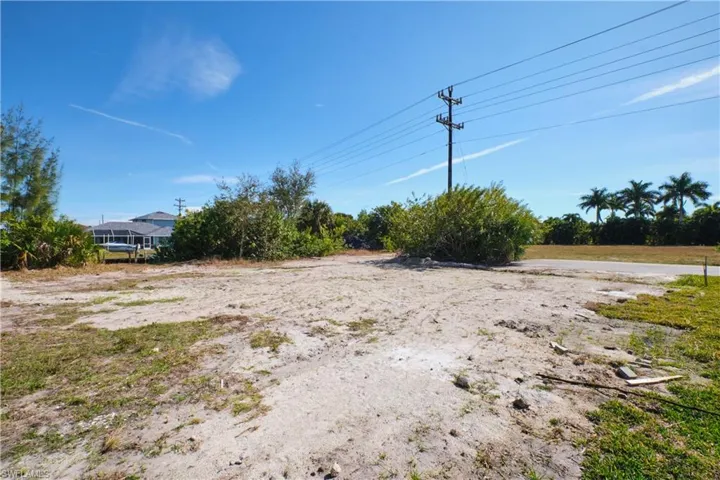 Cleared lot with a paved road frontage
