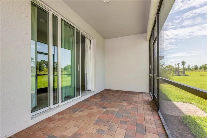 View of screened lanai.