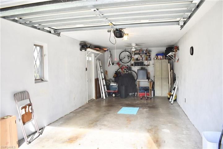 Garage with Coded Side Entry Door