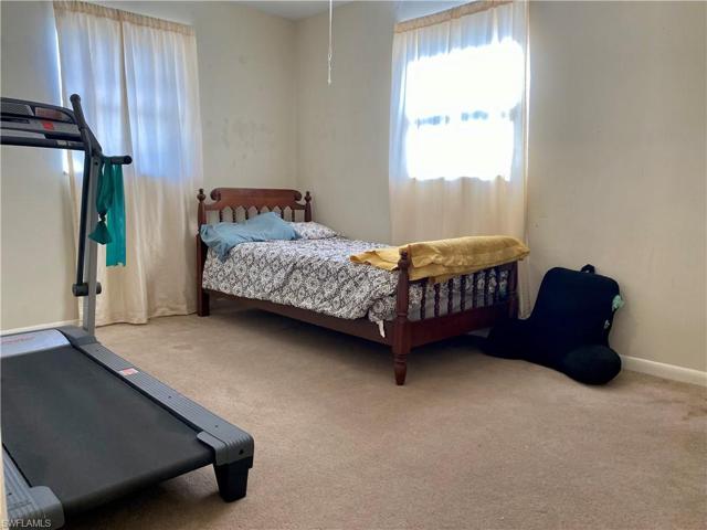 The first of the two guest bedrooms, with lots of natural light when you want it