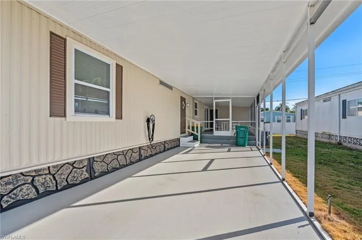 View of patio