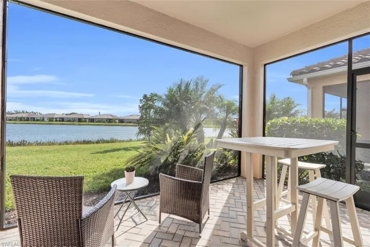Plenty of space for dining and lounging.