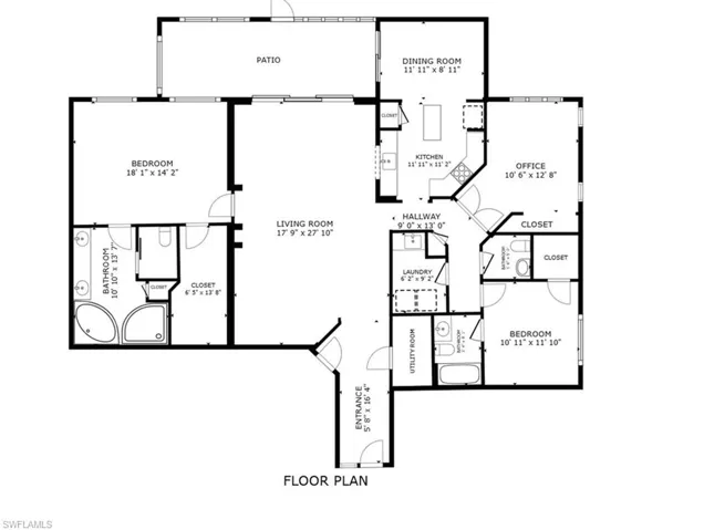 View of room layout