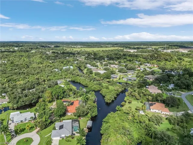 Aerial view of Daughtreys Creek.