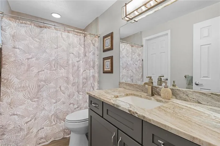 His and Hers vanities.