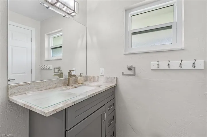 His and Hers vanities.