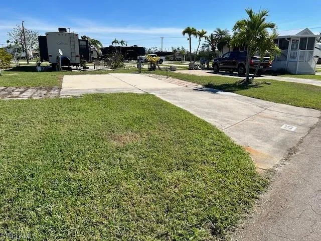 front of the lot