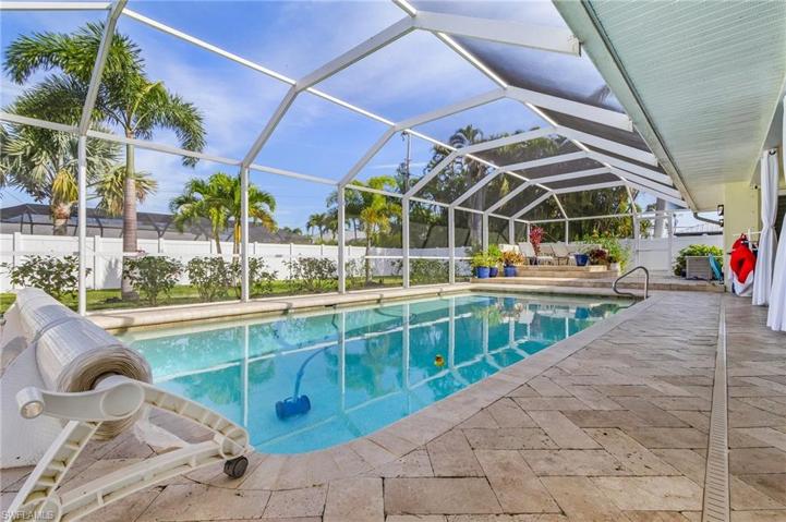 Solar heated pool
