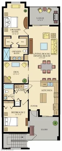 View of room layout